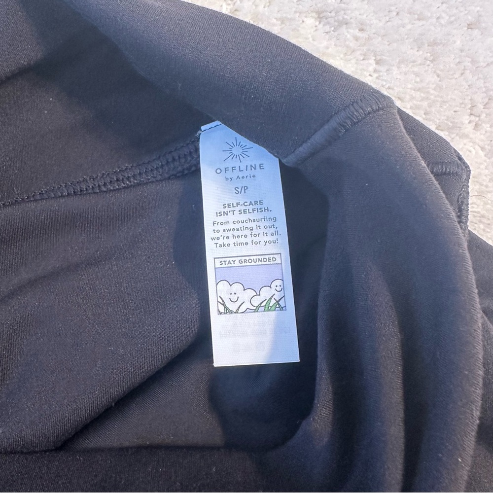 SALE⬇️ Aerie AE Offline Real Me Crossover Black Tennis Skirt Skort Small - Picture 8 of 10